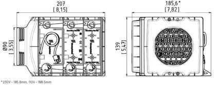 Õhksoojendi, 230V, E-airtronic GDF - Image 2